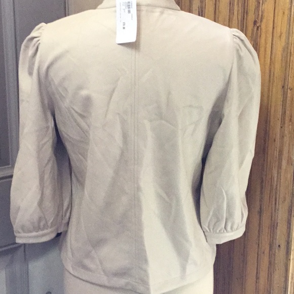 NWT EVEREVE Ryann fFaux Leather Top - Picture 5 of 6